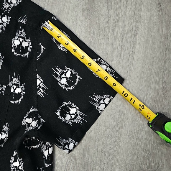 Men’s Social Collision Black Short Sleeve Shirt Size 3XL - Picture 8 of 9